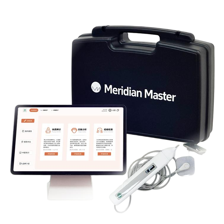 經絡檢測設備與平板電腦 / Meridian diagnostic device with tablet